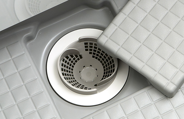 パッとくるりんポイ排水口