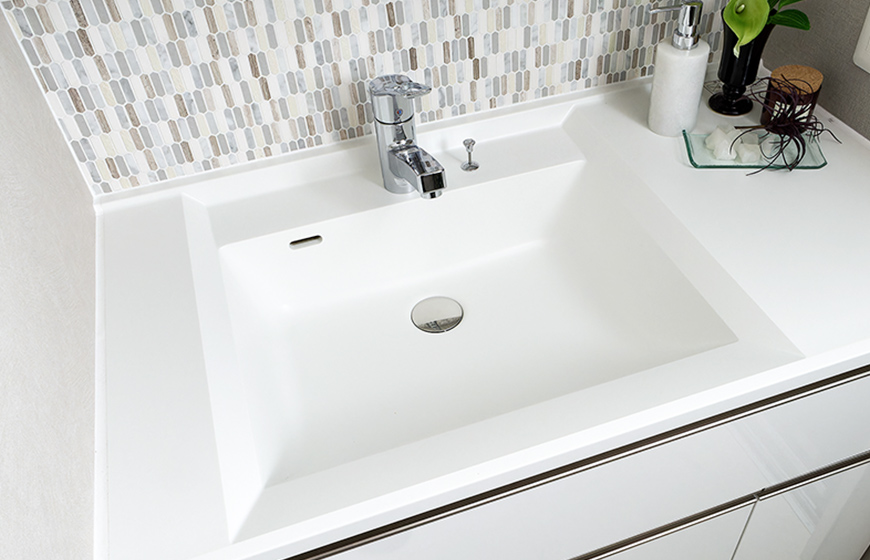 天板一体型スクエアボウル