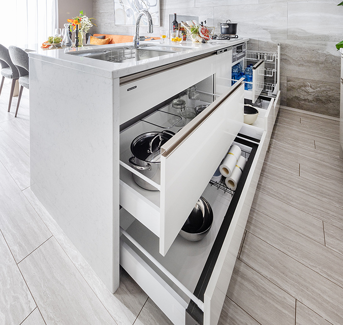 オールスライド収納